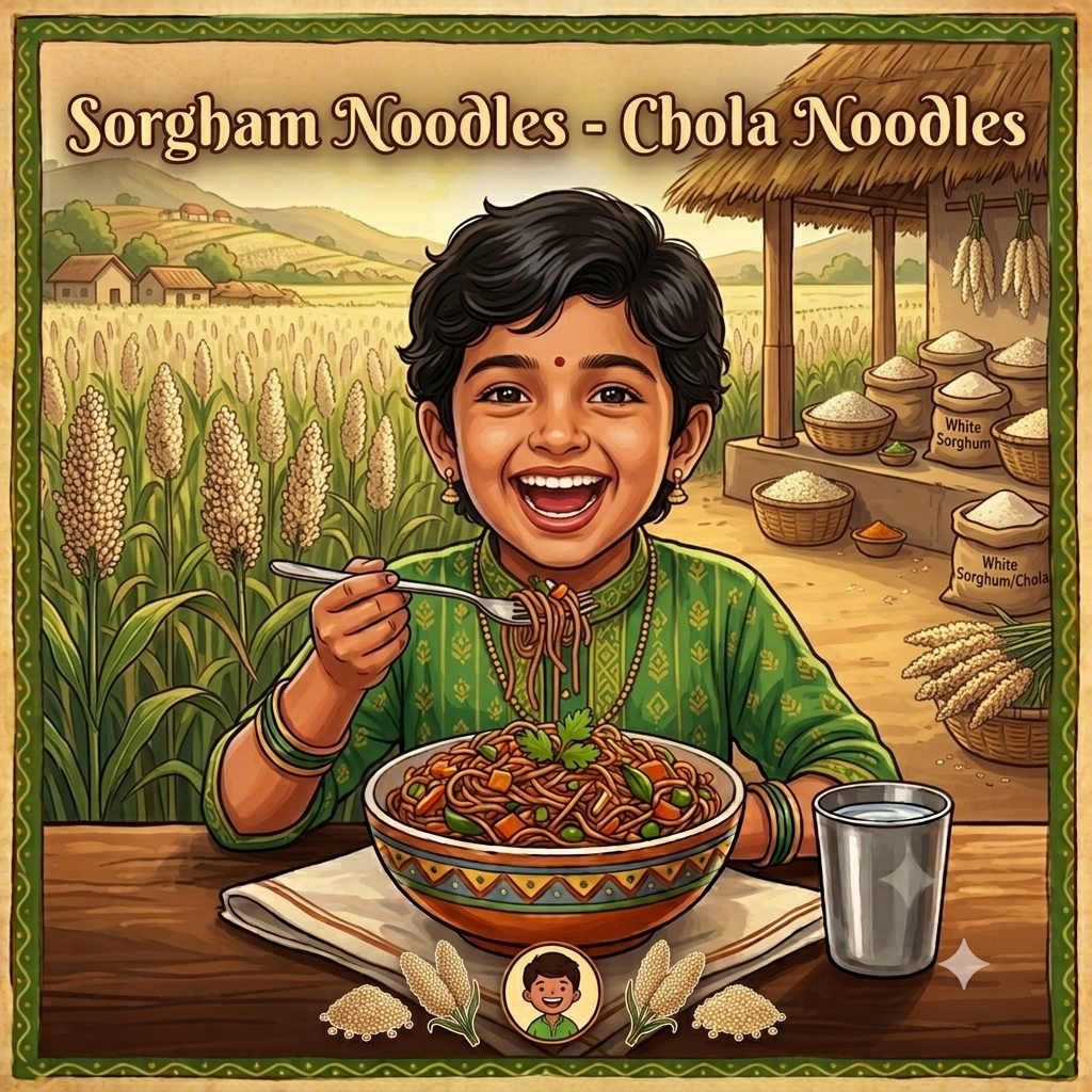 Sorgham  Noodles -Cholam Noodles 200 gms