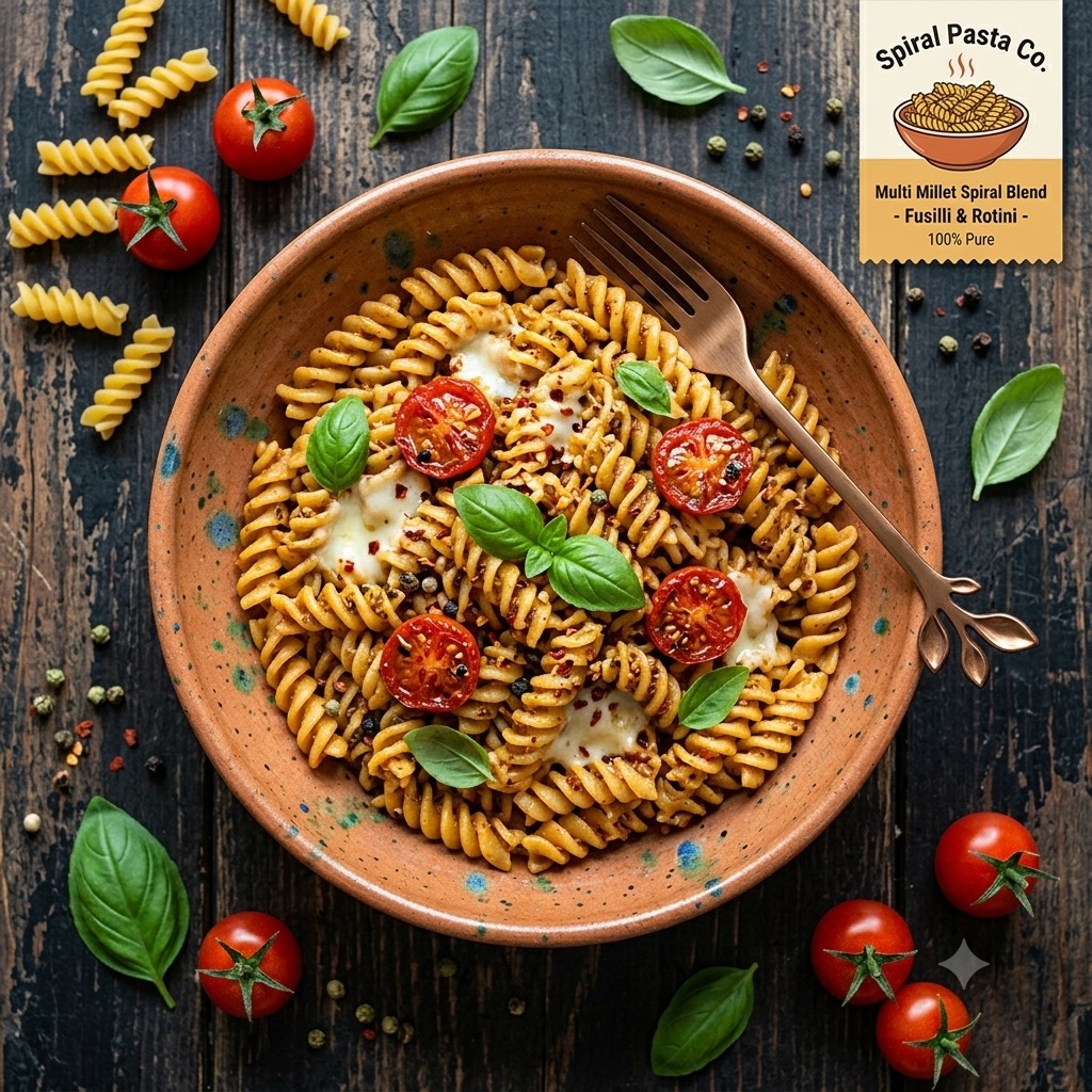 Multi Millet Spiral Pasta 200 gms