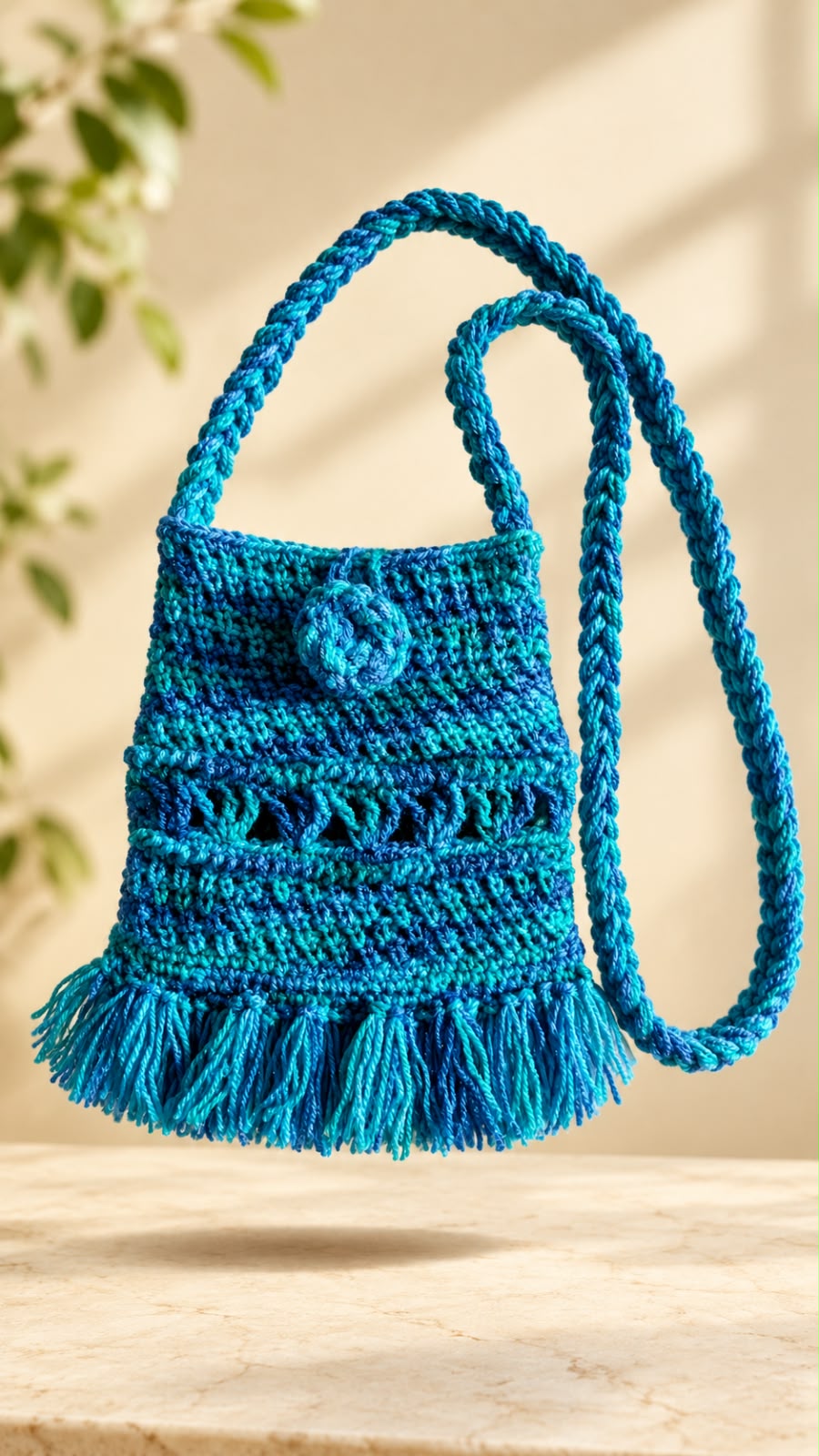 CROCHET SLING BAG