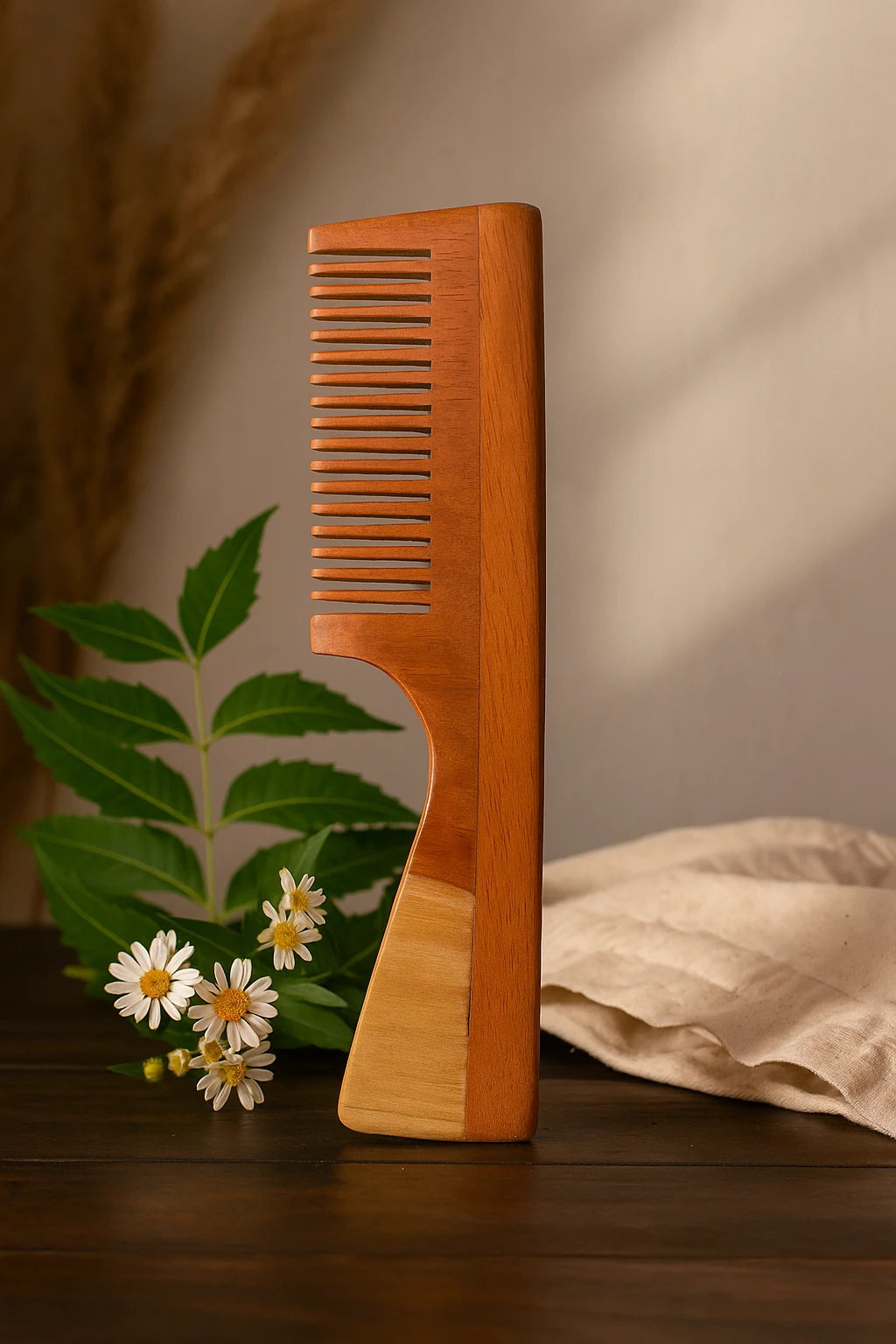 Neem Wood Comb HANDLE