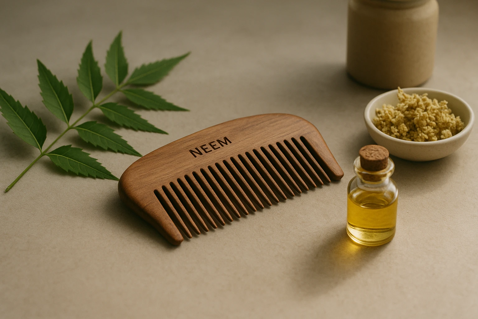 Neem Wood Comb SMALL